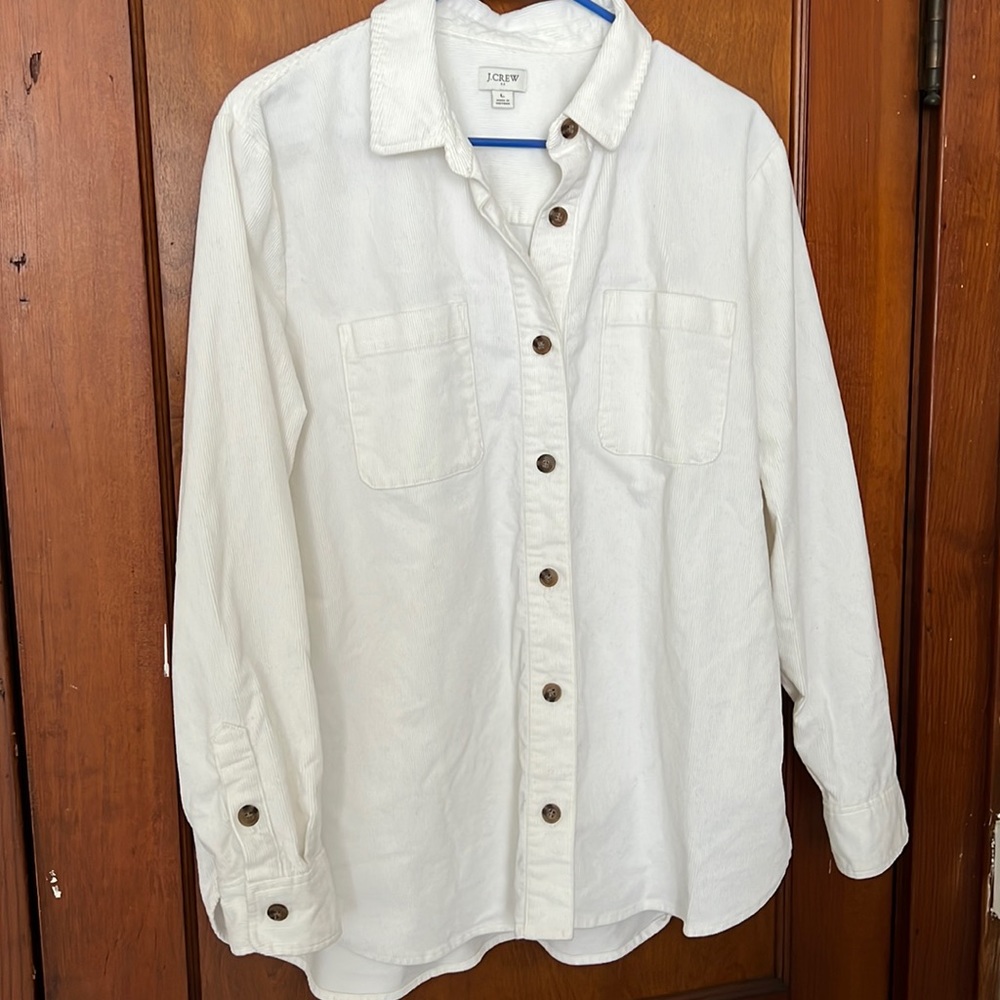 J crew Cord Shirt Jacket